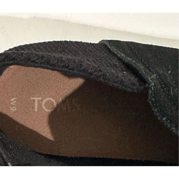 TOMS Deia Black Suede Bootie Women’s size 9 - Picture 8 of 8
